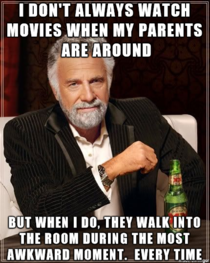 Universal law of movie watching