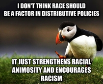 Unpopular Opinion Puffin on affirmative action