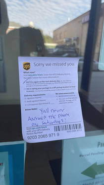 Ups is no longer dealing with peoples nonsense