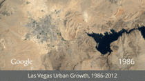 Urban Growth in Las Vegas in Google Time