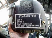 US Air Force helmet Standard brief