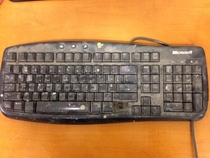 User brought me this keyboard said the P wasnt working