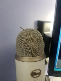 Using small magnets to add a little personality to my microphone