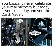 Vader theme intensifies