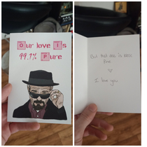 Valentines Day card my girlfriend gave me this year gave me a chuckle