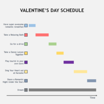 Valentines day schedule