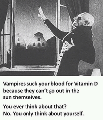 Vampires suffer