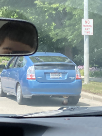 Vanity plate in Madison WI