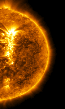 Venus transiting the sun