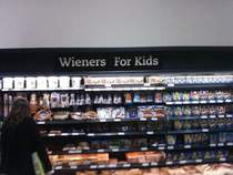 Very dodgy section of the supermarket