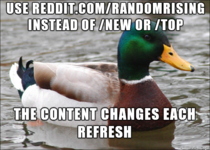 Very few people know about this reddit page but it cycles content much faster than any of the others