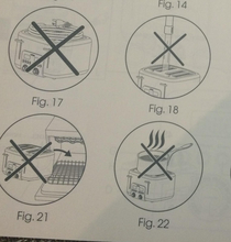 Very helpful instructions from my new toaster