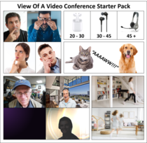 View Of A Video Conference Starter Pack