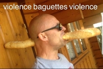 Violence baguettes violence -MLK