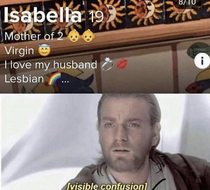 Visible confusion