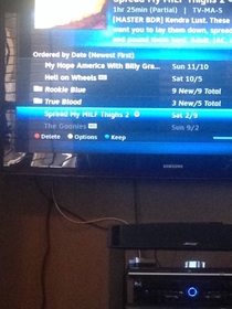 Visiting my parents I found this on their dvr Slightly mortifying