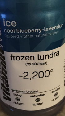 Vitamin water over here throwing shade