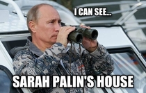 Vladmir Putin uses Binoculars