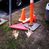 walked by these jazz hands