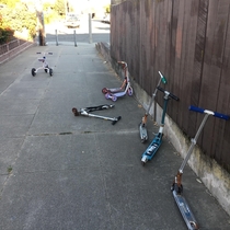 Walked past this scene the other day Some shit was definitely going down