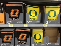Walmart in Oregon They ordered the wrong OSU
