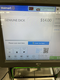 Walmart is selling genuine dicks for 