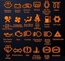 Warning lights key