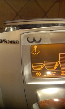Was at my girlfriends house when I noticed her coffee machine