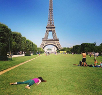 Was going through google images for Paris and saw this She looks so done