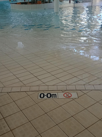 Was going to attempt a double somersault with a pike until I saw the sign