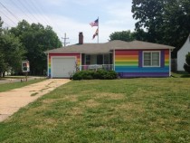Was in Kansas visited westboro baptist church on accident Got a good pic of the house across the street