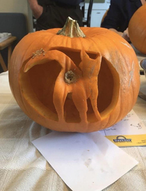Was looking up pumpkin carving ideas and well