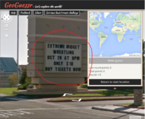 Was playing GeoGuessr suddenly