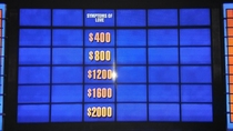 Was watching the Jeopardy teen tournament there were three male contestants and this is the last topic