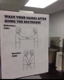 Wash your hands