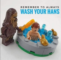 Wash your Hans You dont know where hes been
