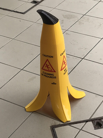 Watch out for the banana peel
