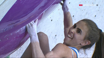 Watched a match of sport climbing and then this face happened