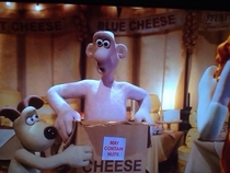 Watching Wallace and Gromit and saw this