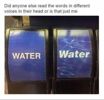 Water and water