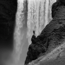 Waterfall in Skgafoss Iceland