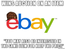 Way to rub it in ebay