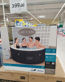 We all have seen Americans fitting into tiny jacuzzi Can i get more data how to fit  Euro couples fitting in similar abomination