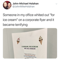 We all scream