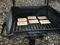 We forgot to bring the smores to our outdoor trip so we ended up improvising