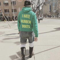 We get it you hate rubber boots