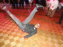 We had our twentieth high school reunion last night This is my buddy Joe break dancing He doesnt know how to break dance nor does he remember that he did this