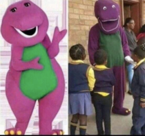 We have Barney at home