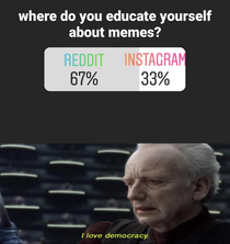 We love democracy