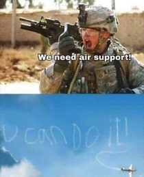 We need air support